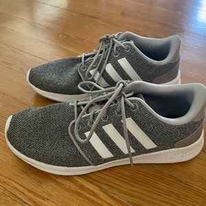 EUC Barely Worn Adidas Sneakers 7.5 Gray and White